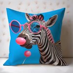Kussen Zebra zonnebril