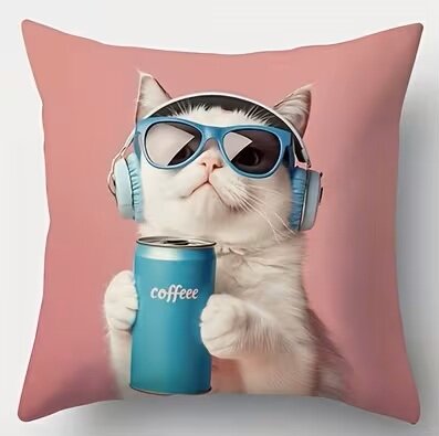 Kussenhoes Poes Coffee